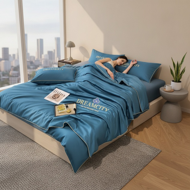 Summer Silk Embroidered Air Conditioner Quilt