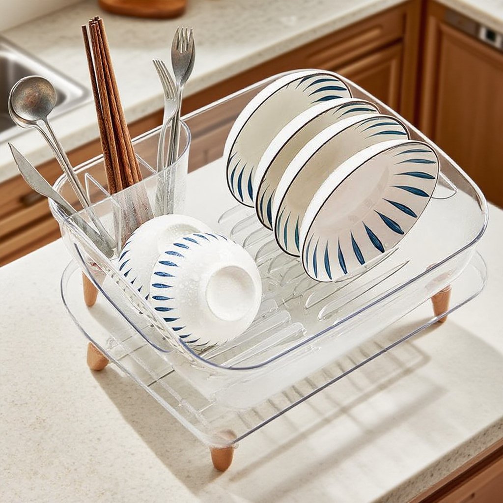 주방 선반 배수 선반