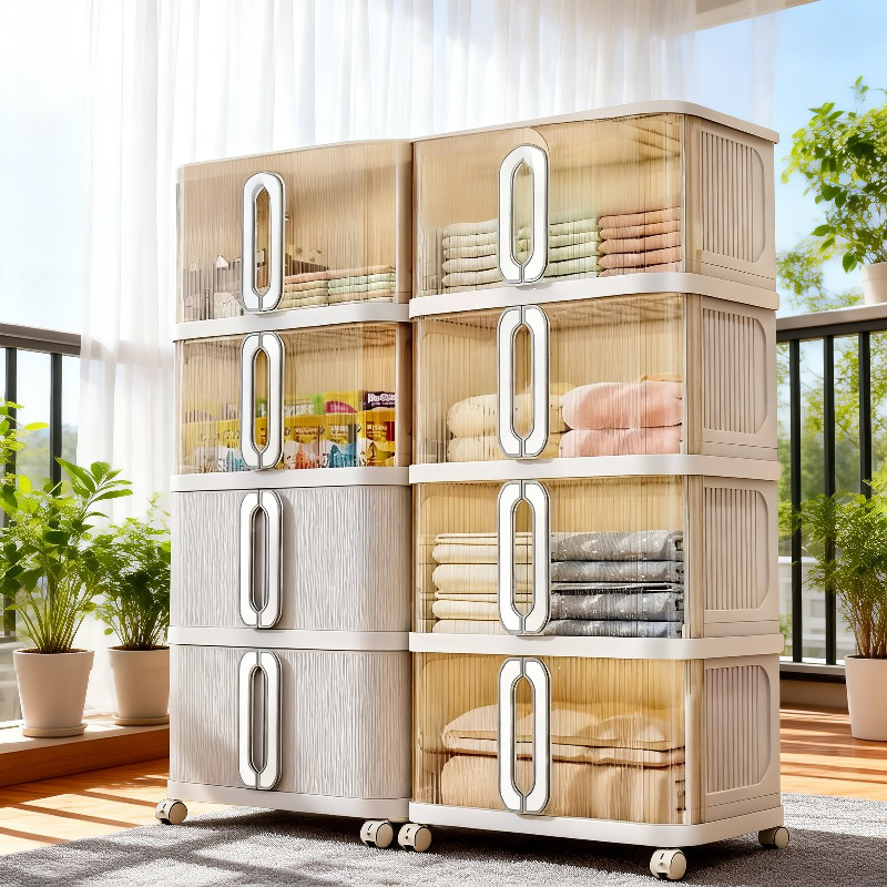 ベッドルームクローゼット 折りたたみ収納バッグ付き