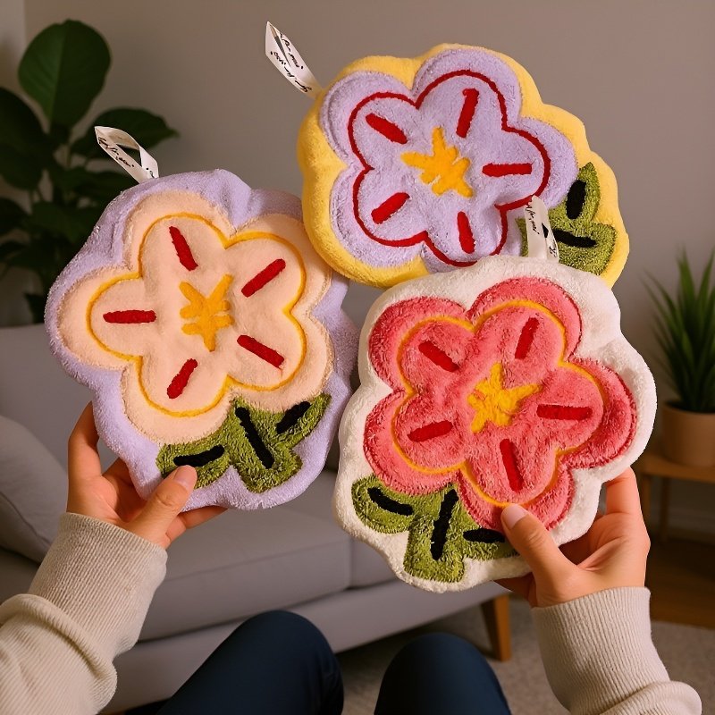 Ładny, gruby ręcznik wiszący