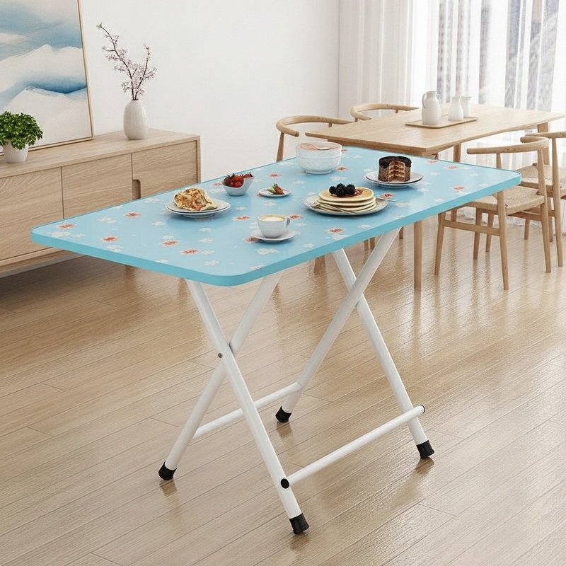 Portable Folding Dining Table Student Study Desk Dormitory Multi-functional Table