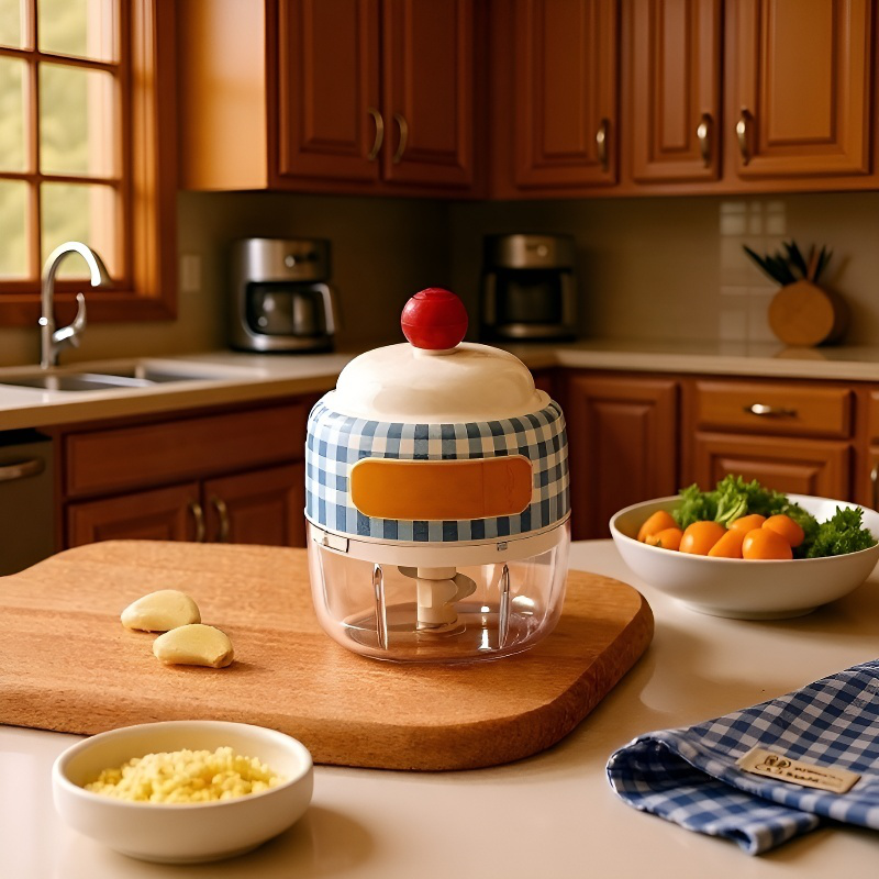 Electric Wireless Garlic Chopper for Kitchen