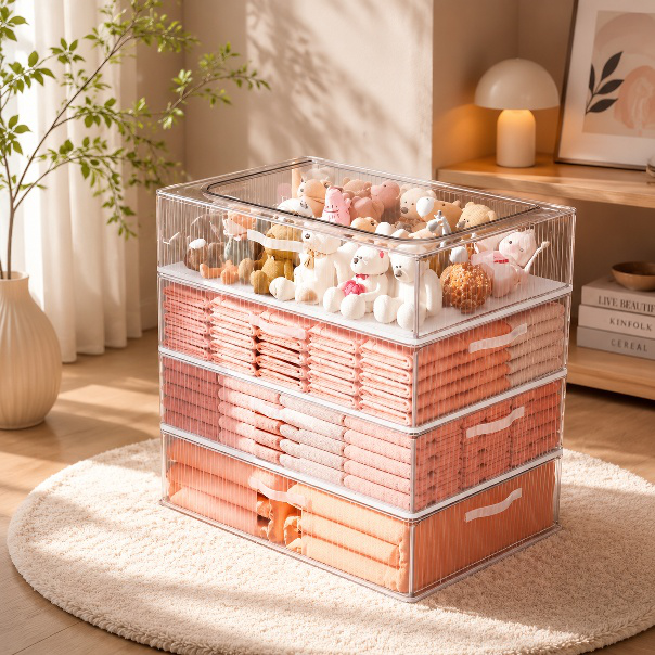 Damp-proof Movable Under Bed Organizer, Perfect for Clothes and Blankets