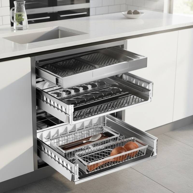 Kitchen 304 Stainless Steel Chopstick Storage Sterilizer