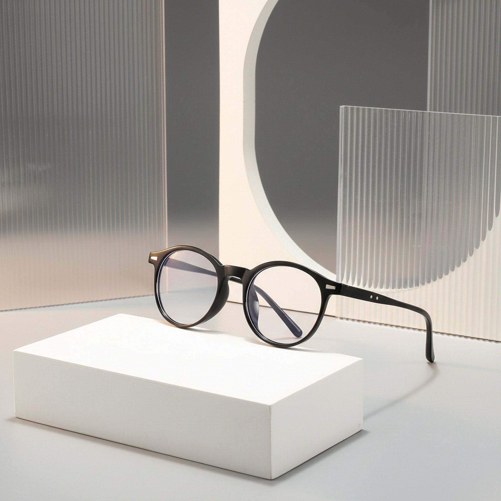 Gafas de sol de marco pequeño redondo para conducir, protección UV, unisex