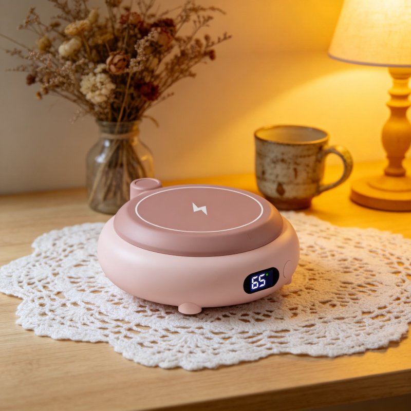 Portable Wireless Temperature-Control Mug for Office