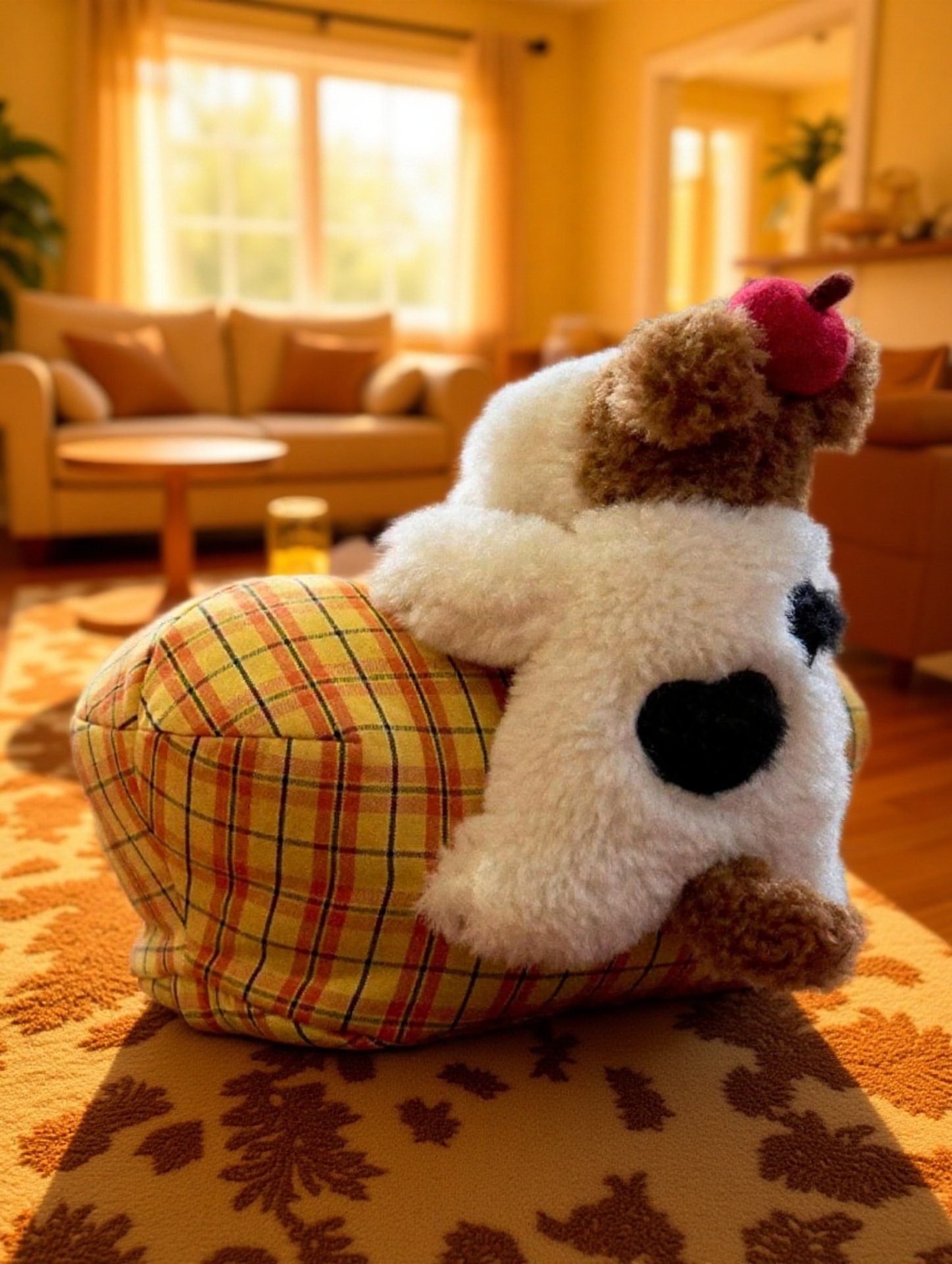 Caja de pañuelos Gugu en dormitorio infantil