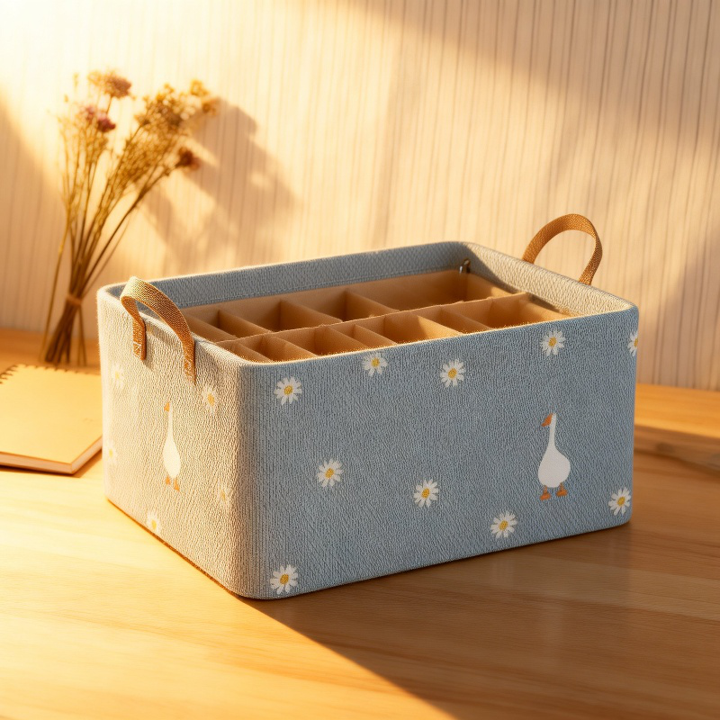 Lightweight fabric drawer cabinet for small spaces