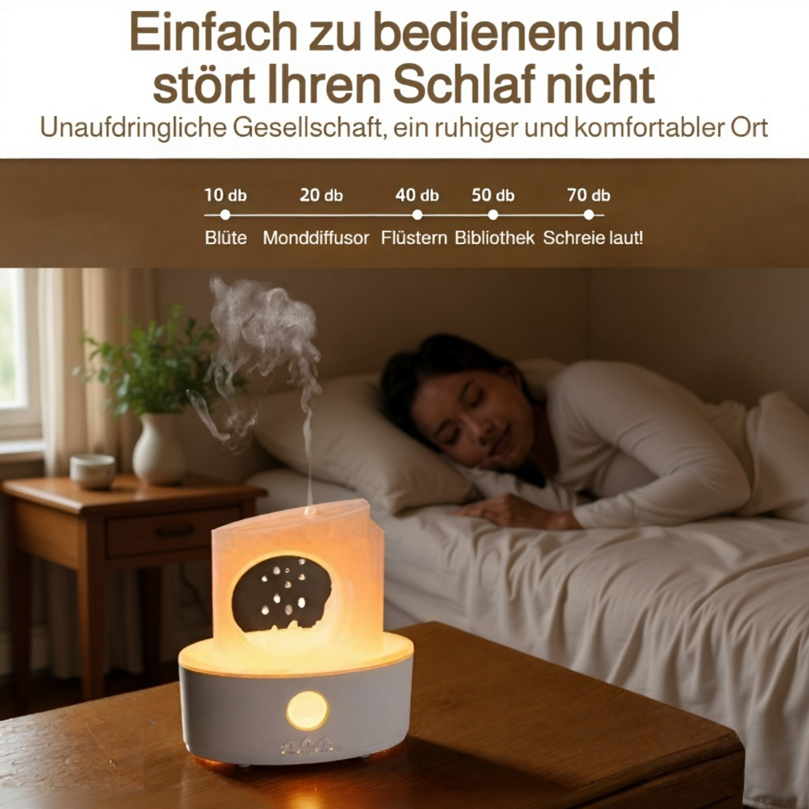 Innovativer Luftbefeuchter mit Meeresdesign