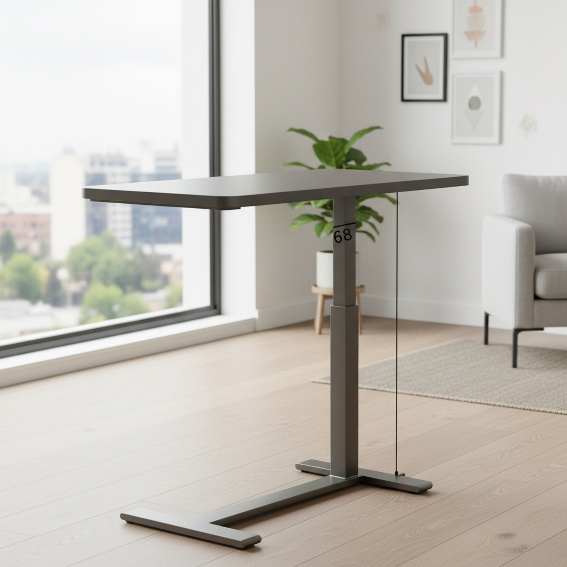 Escritorio ajustable compacto ideal para teletrabajo