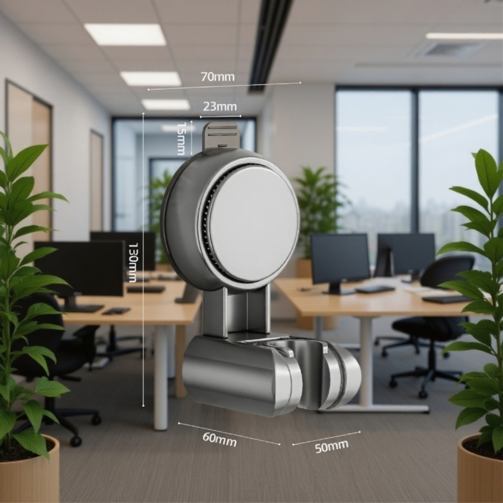 壁に取り付け可能な吸盤式シャワーホルダー