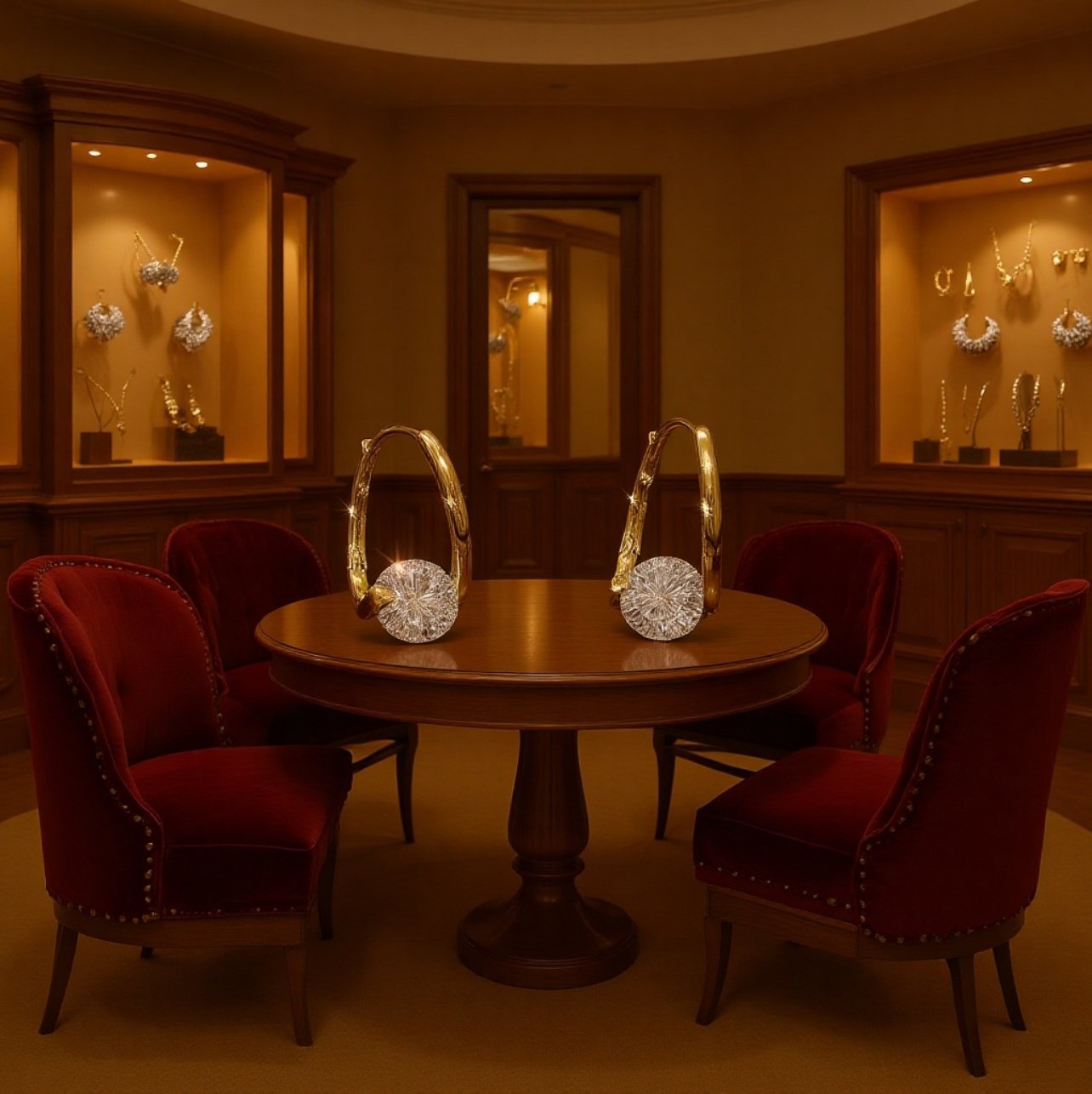 Elegante und raffinierte Ohrringe mit hochwertigem Funkeln