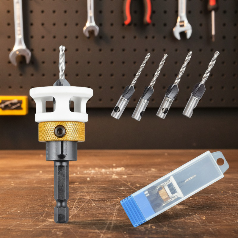 Herramienta de avellanado para trabajos finos en madera