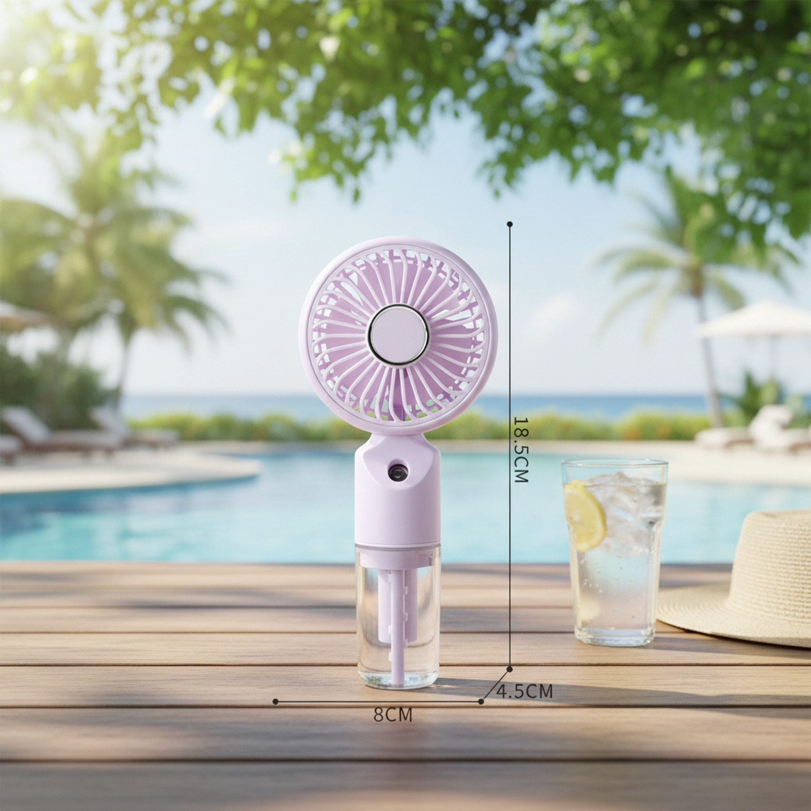 Handheld Portable USB Rechargeable Mini Mist Fan