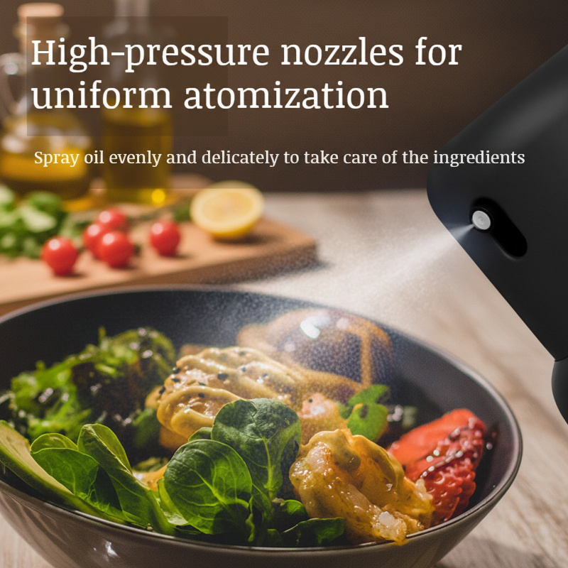 Home kitchen high pressure oil sprayer bottle