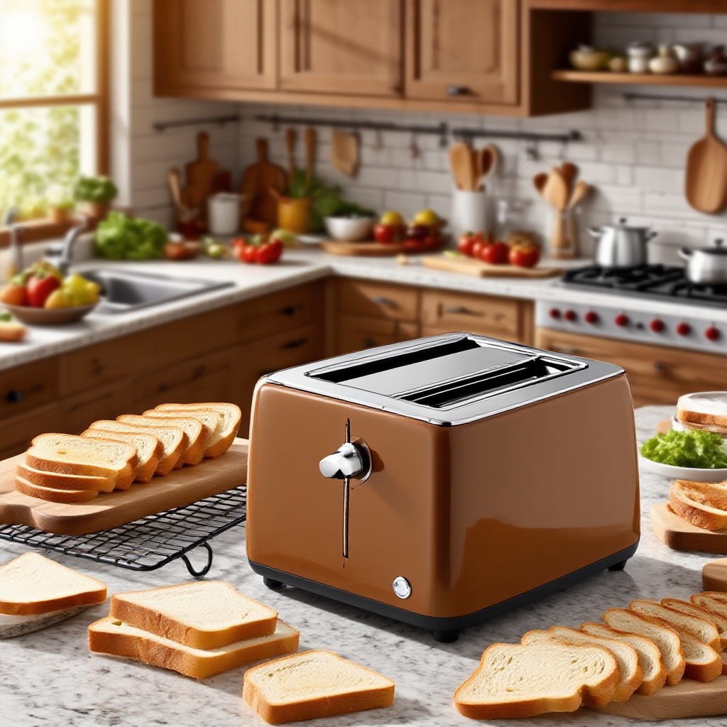 Praktický kráječ na chleba pro domácí použití