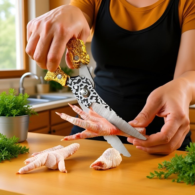 주방용 강력한 닭뼈 가위