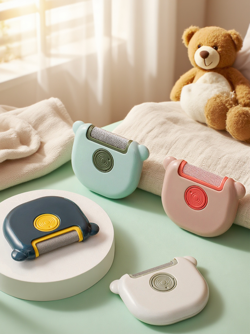  한 번에 세 가지 기능! 의류 브러쉬 & 먼지 제거기