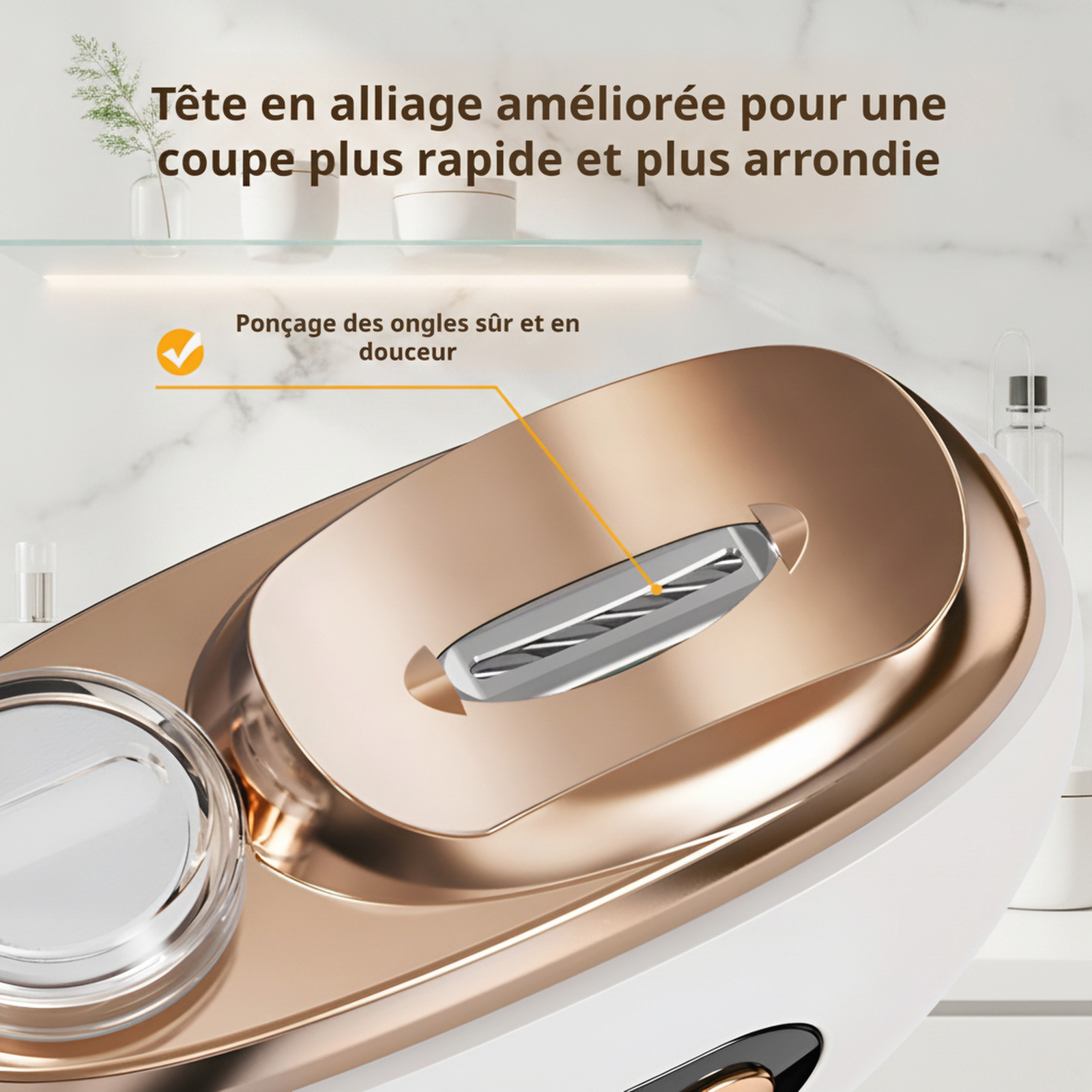 Coupe-ongles électriques, limes et coupe-ongles entièrement automatiques, lime à ongles rechargeable