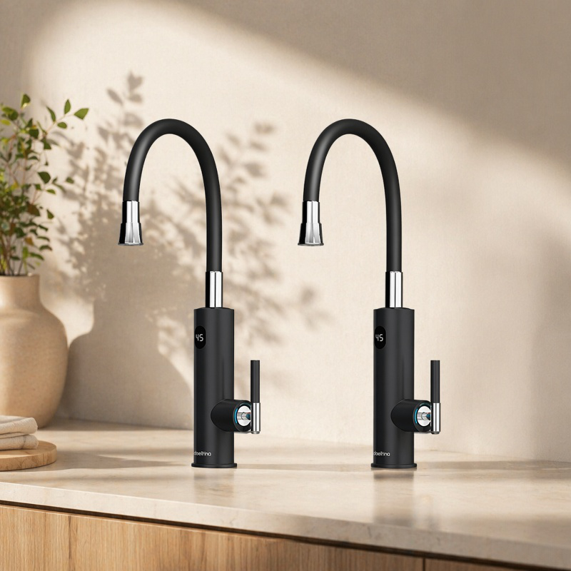  Calentador de agua eléctrico con indicador digital de acero inoxidable