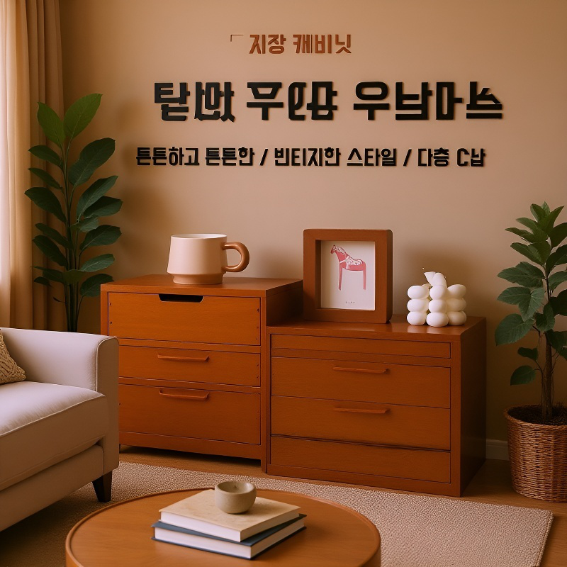 다용도 탁상 서랍형 사물함