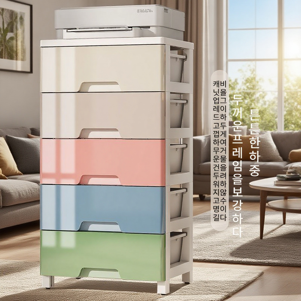 대용량 가정용 서랍형 수납장