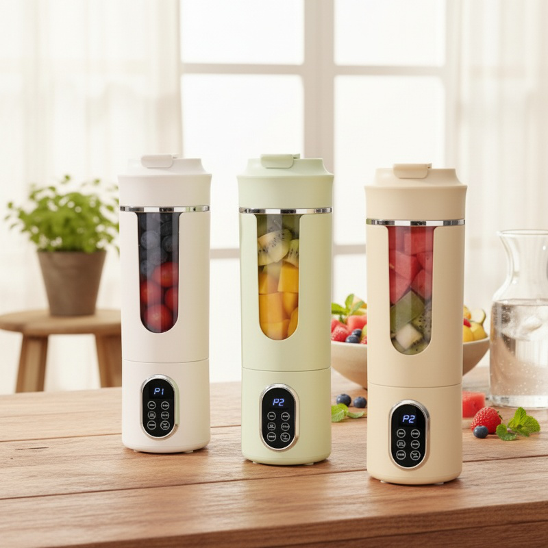 Cordless Rechargeable Juicer in Action