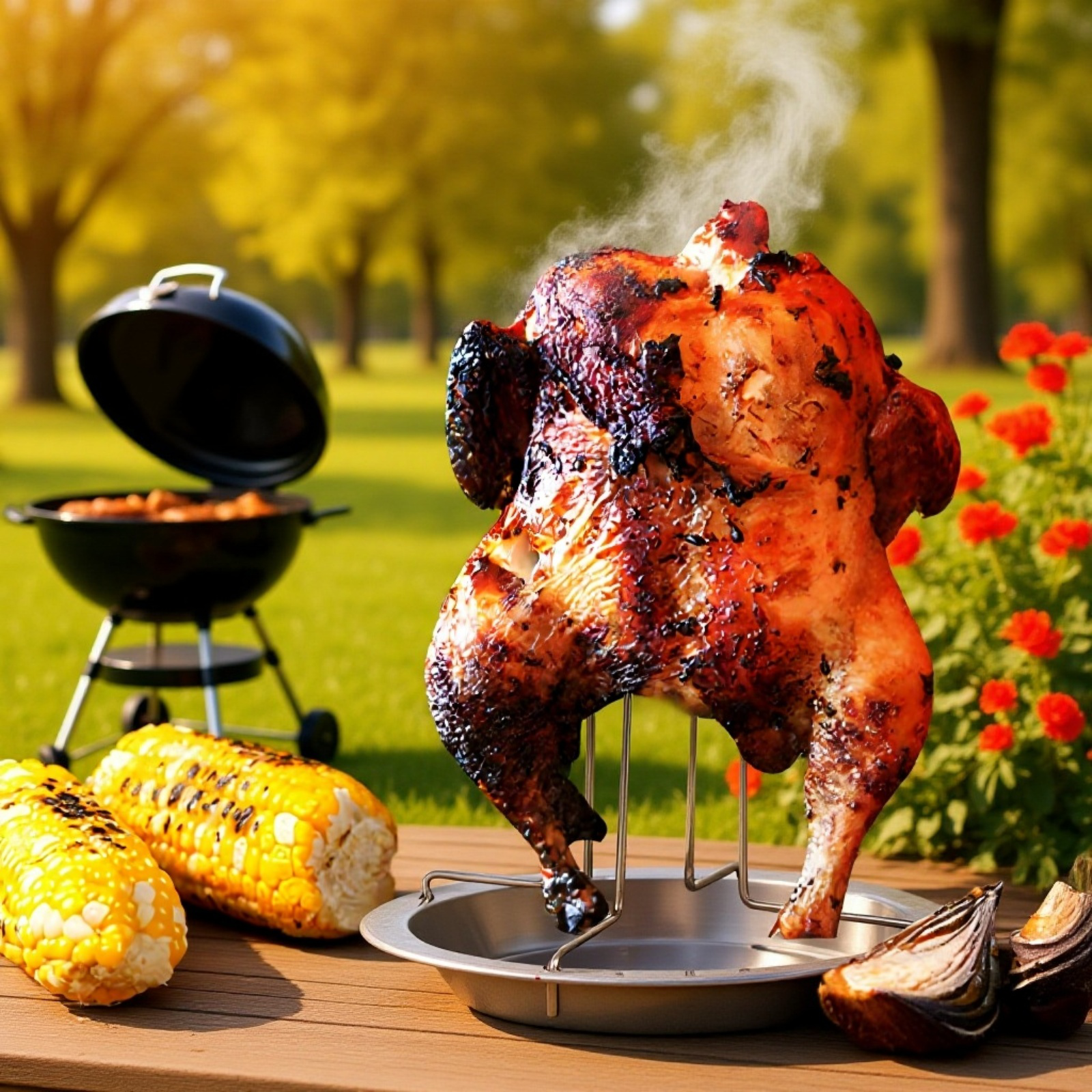 家族で楽しむバーベキューグリル