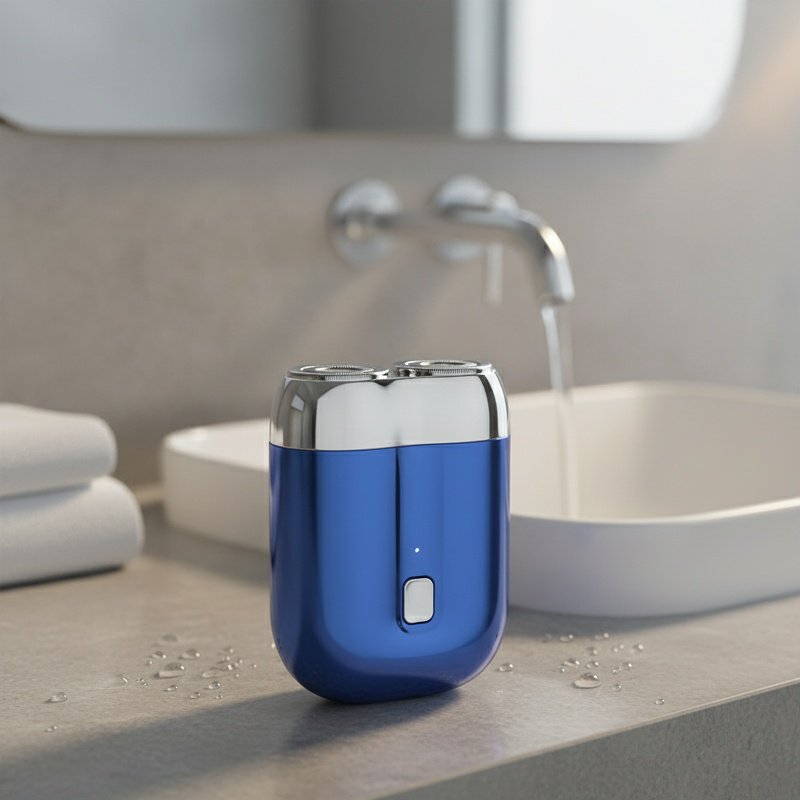 ミニ磁気両頭メンズ電気シェーバー充電可能
