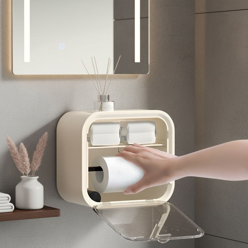 Modern Waterproof Toilet Paper Storage Box
