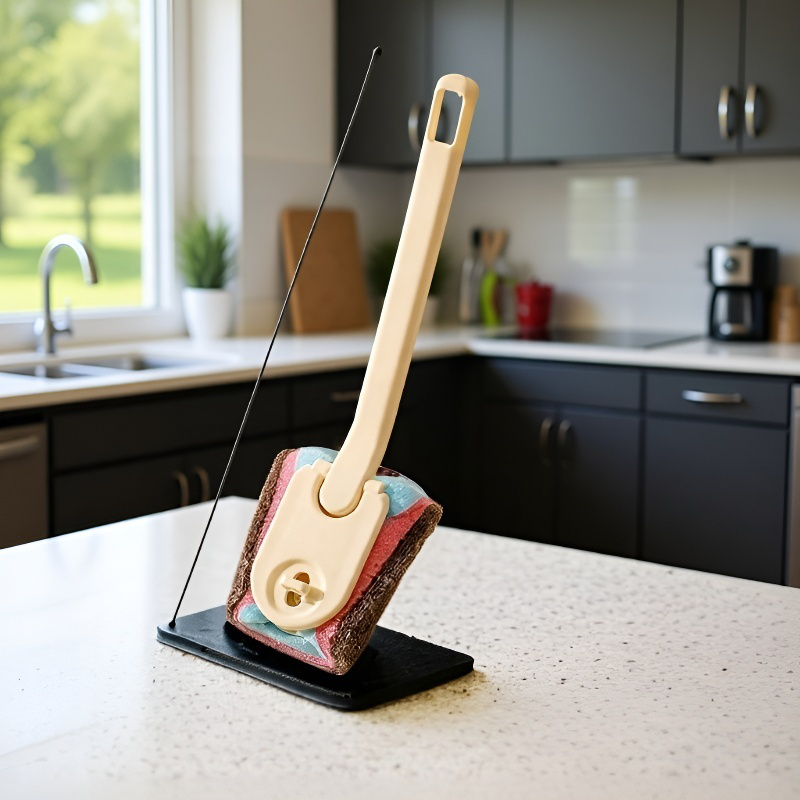 Cepillo quitamanchas con mango largo para una limpieza cómoda