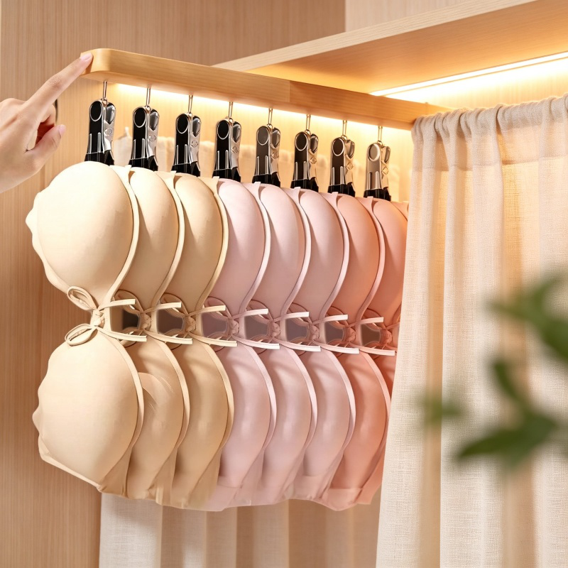 Estante deslizante para ropa interior y almacenamiento en la cocina