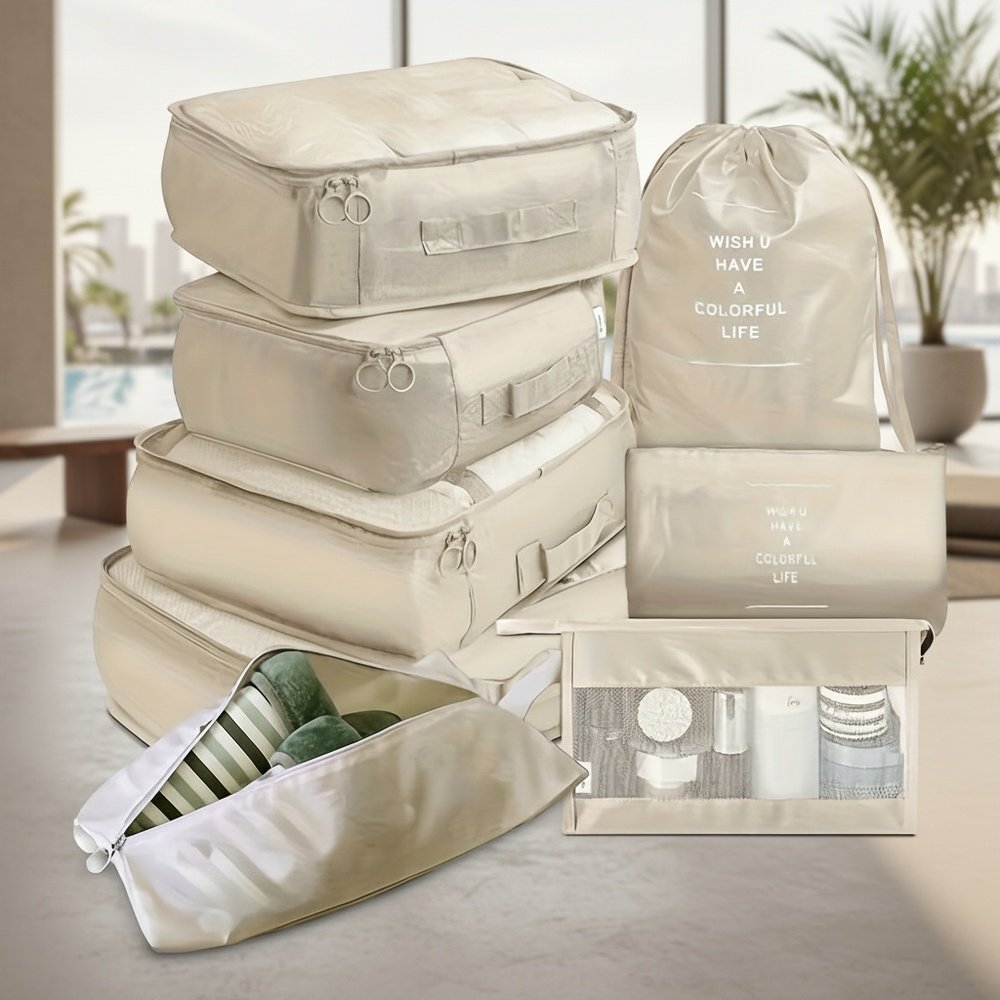 Lightweight and compact packing cubes for travel