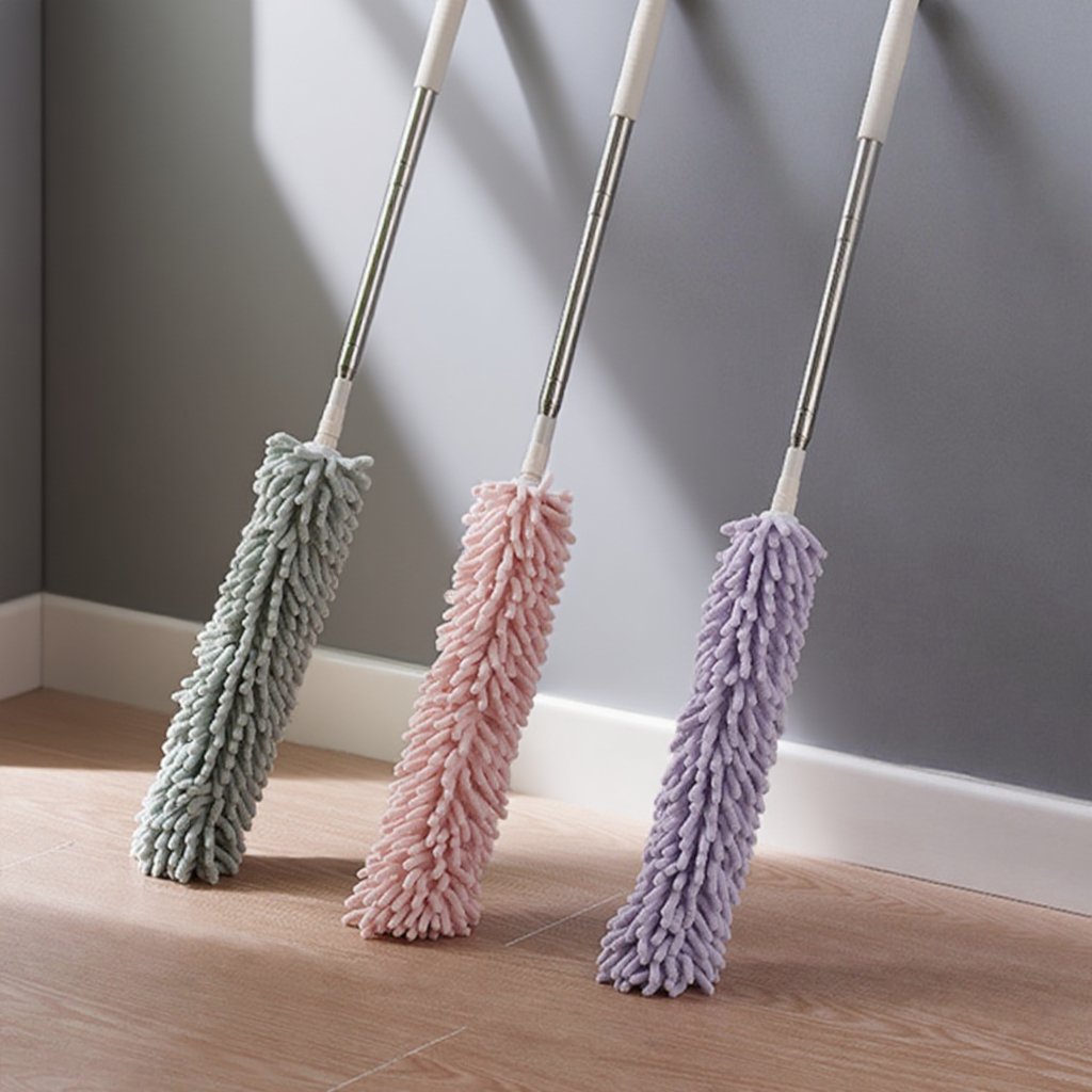 Plumeau rétractable en chenille