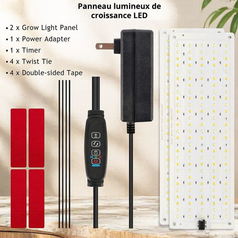 Panneau LED de croissance pour plantes en utilisation