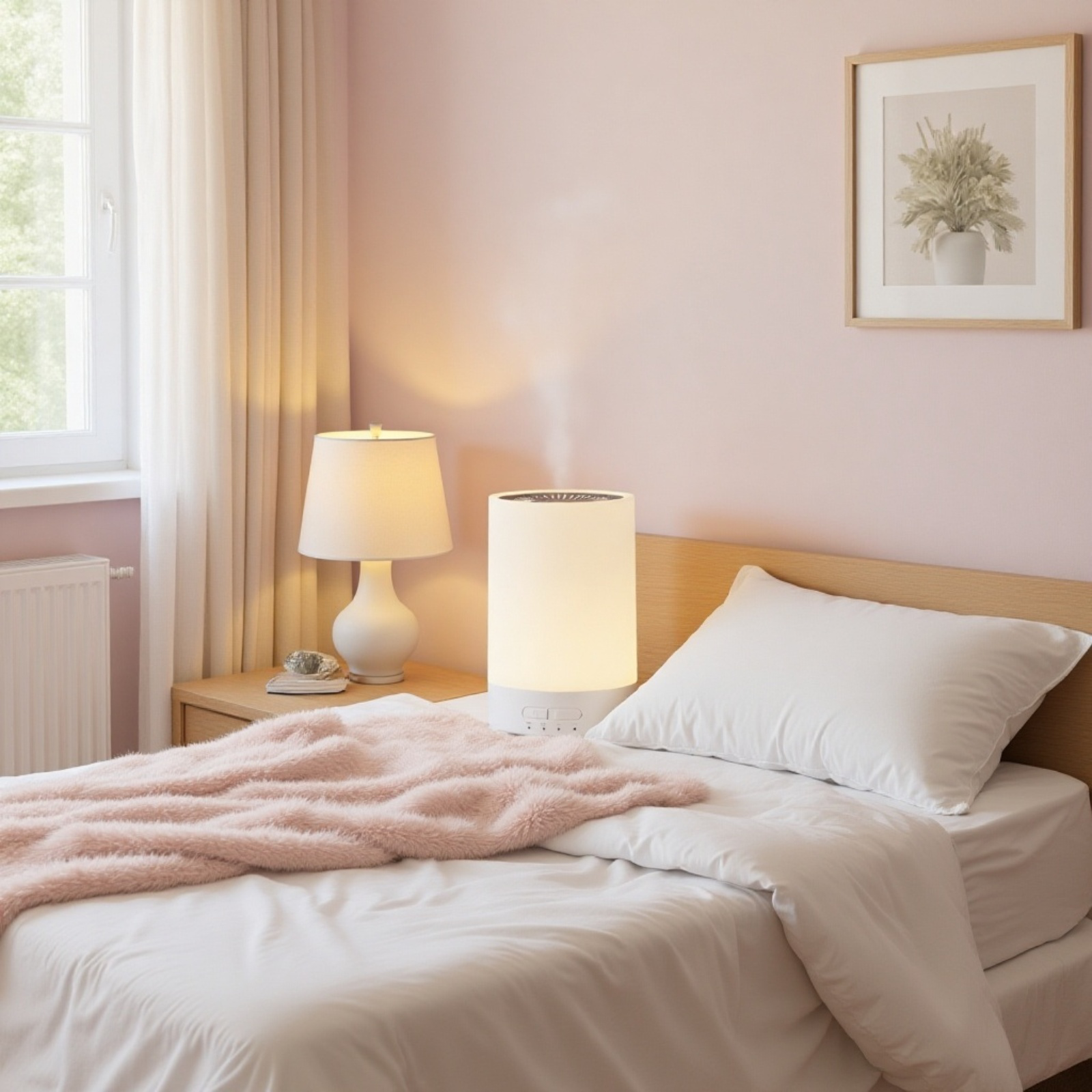 컬러 우드 디자인의 USB 가습기 디테일