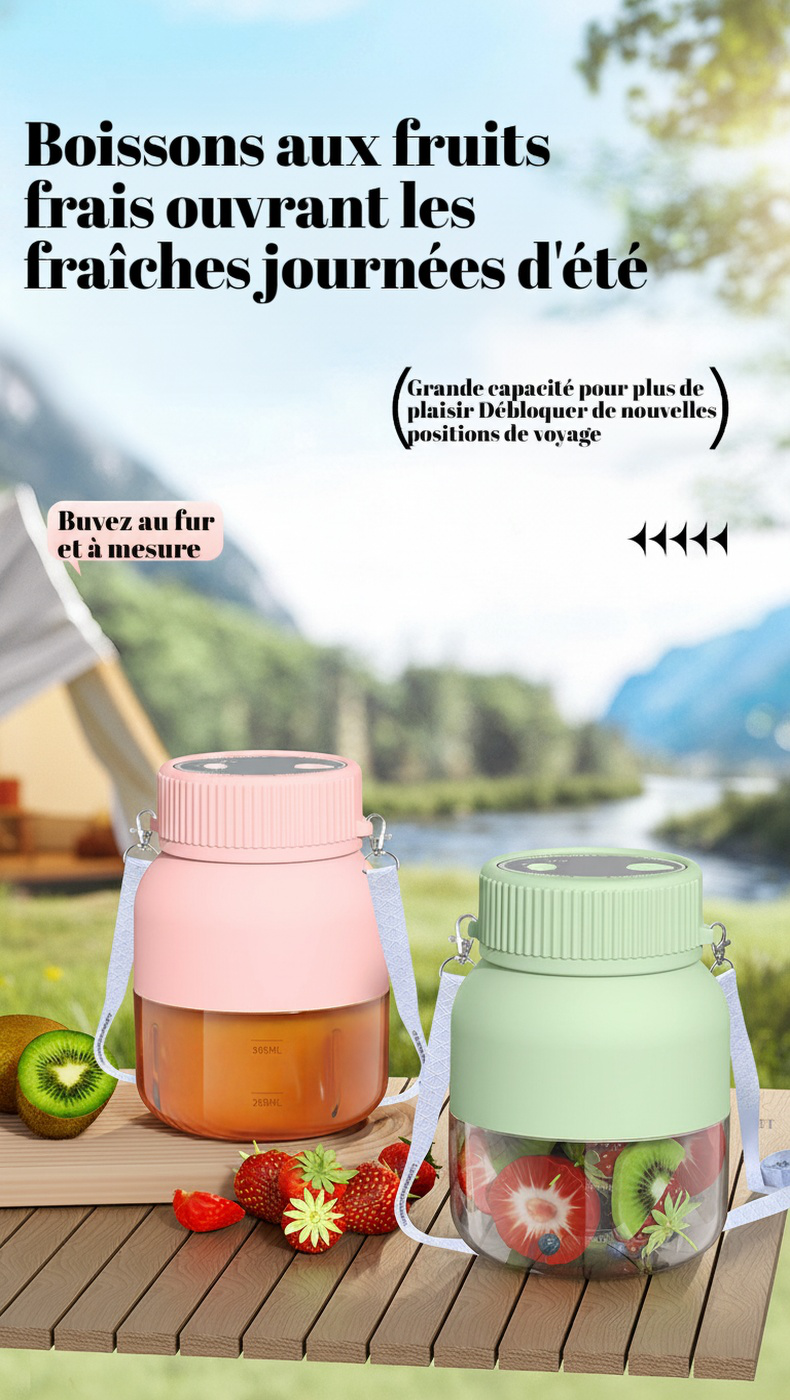 Presse-agrumes portable avec grande capacité