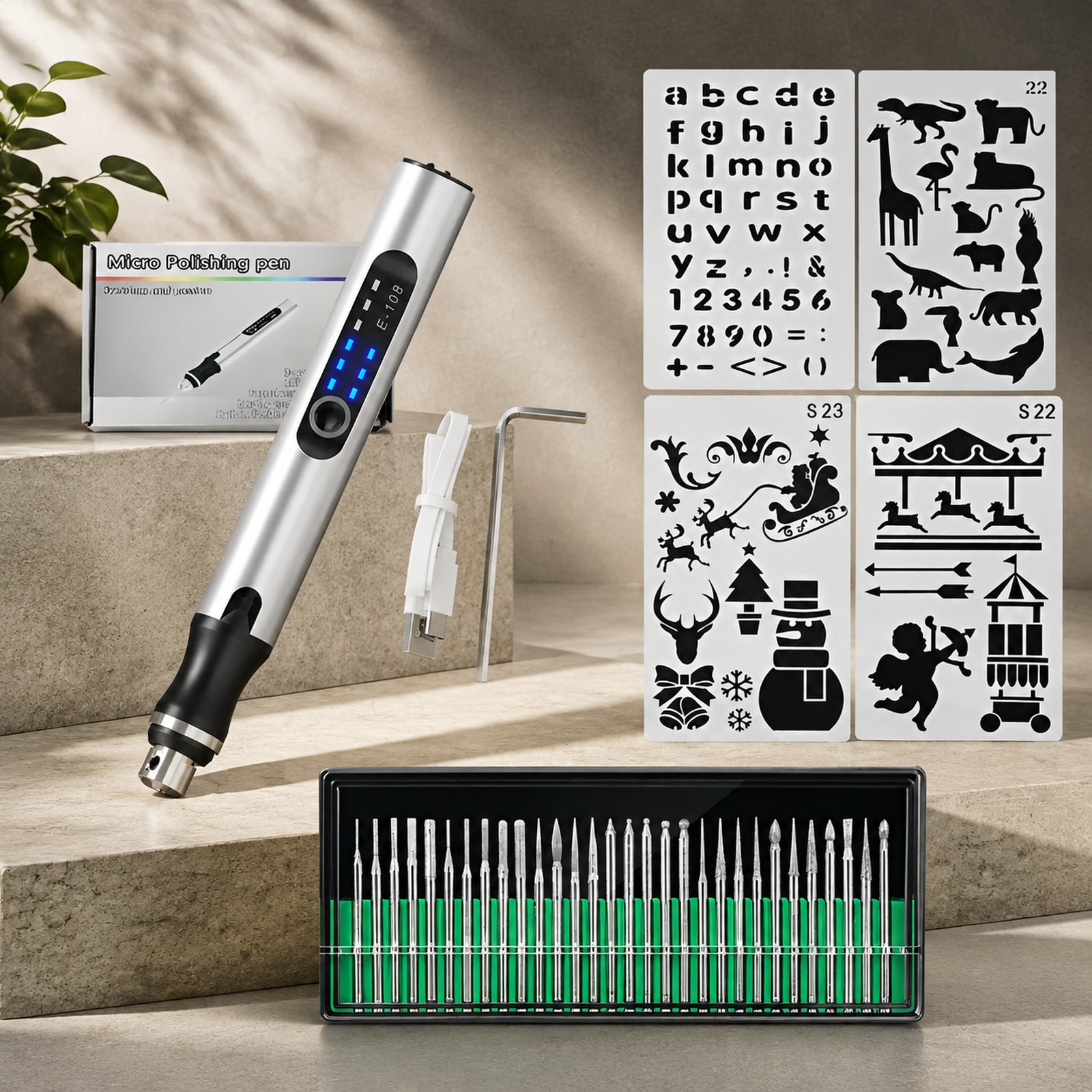 High-Precision Multi-Function Engraving Machine (Dual Power)