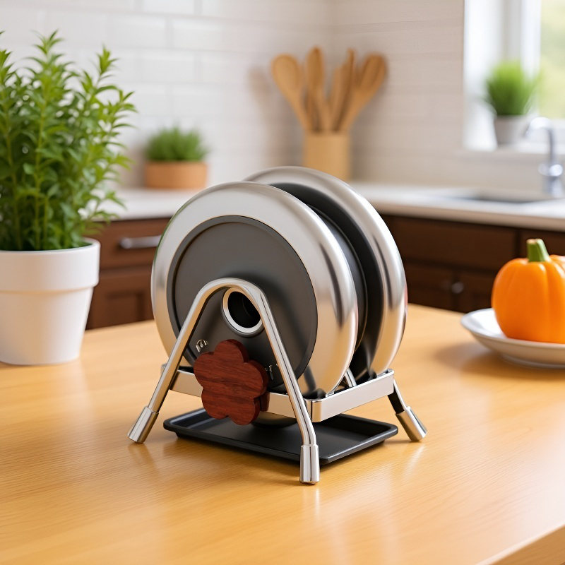 주방 도마 선반 수납 선반 도톰한 도마 거치대 고풍 도마 선반