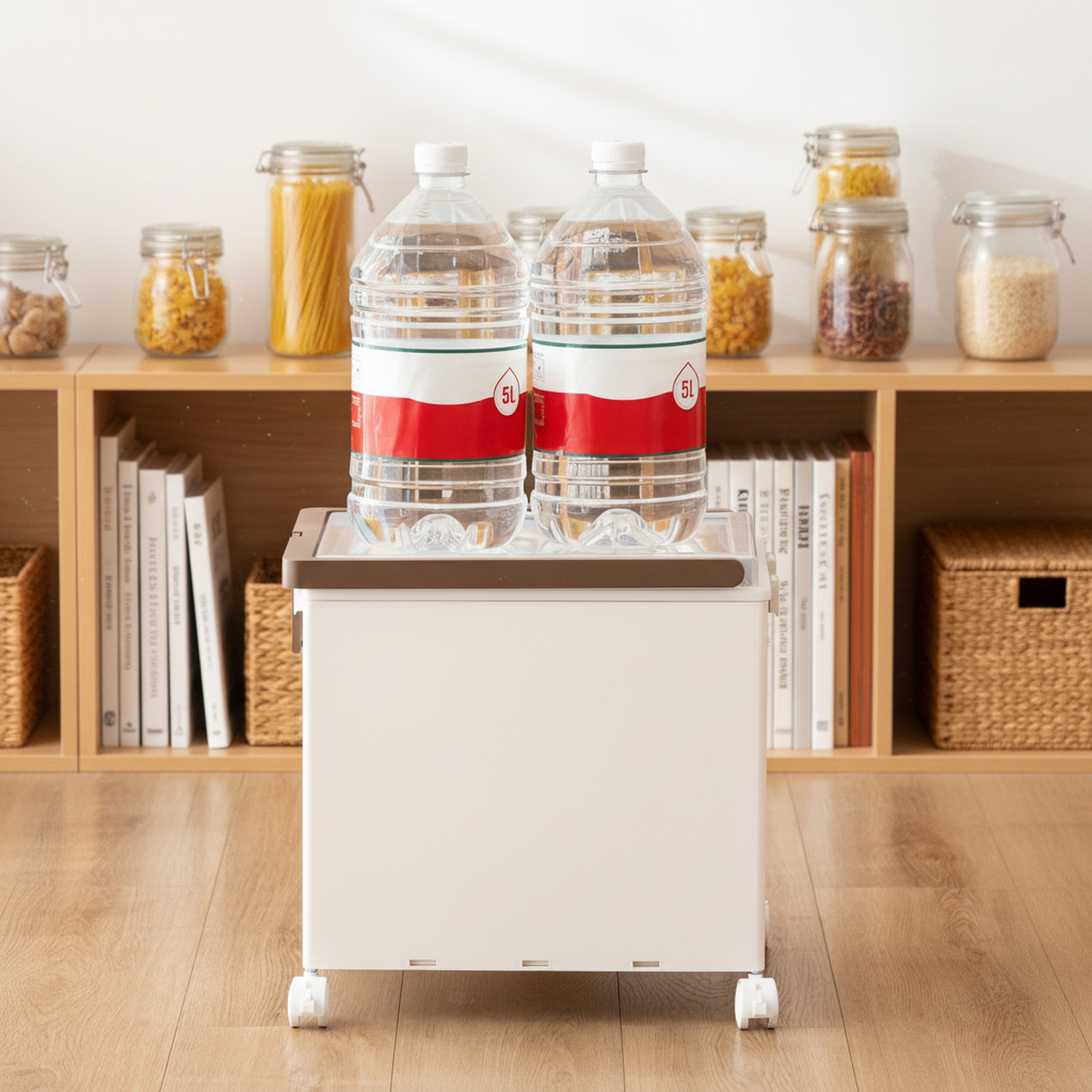 Multi-purpose under desk storage cart