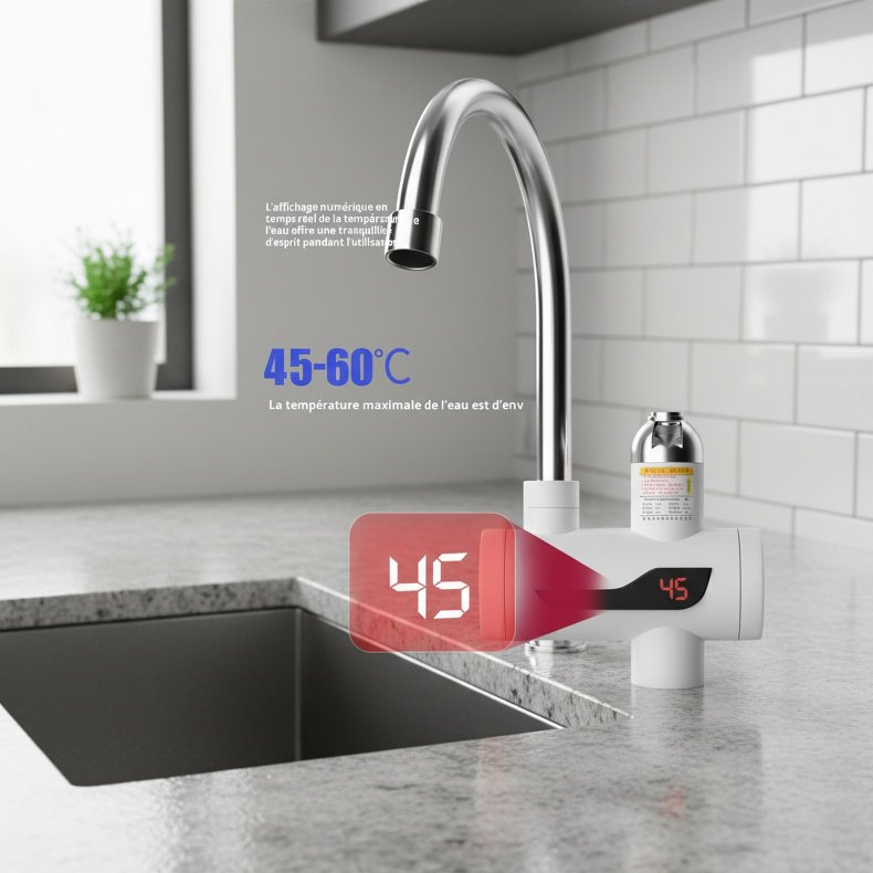 Robinet d'eau chaude électrique instantané 