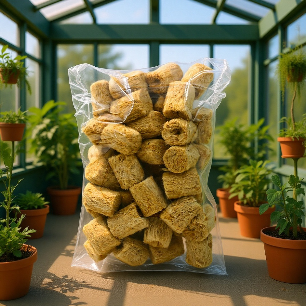 円筒形綿プラグの拡大詳細画像