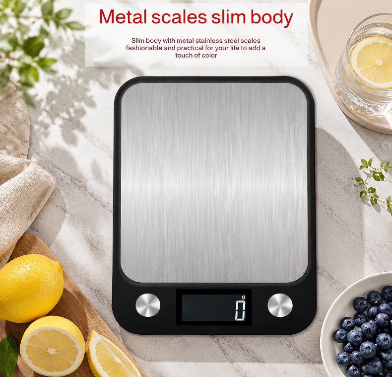 Modern desktop kitchen electronic scale design