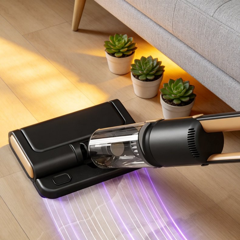 Handheld Multi-Purpose Vacuum Cleaner, Wet Mop & Dry Suction, For Home, Car, Hotel