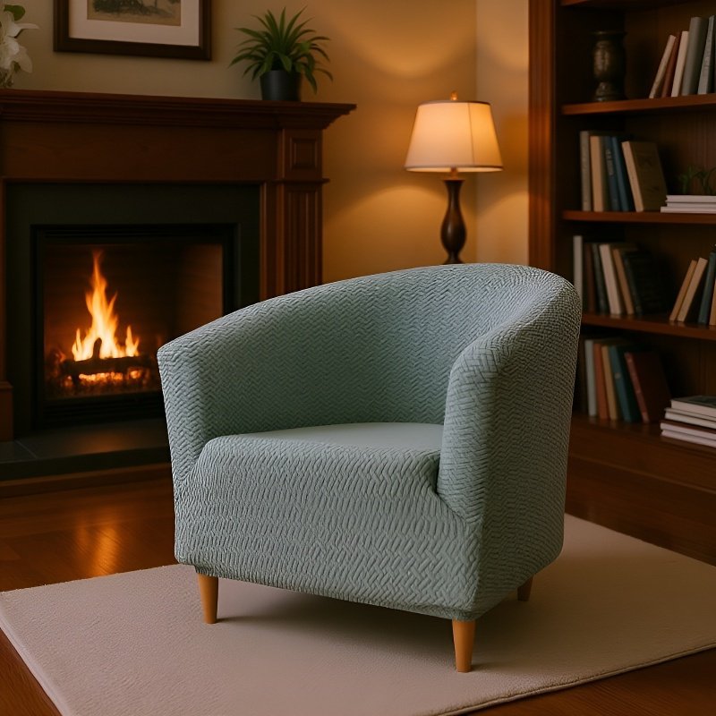 Housse de sofa individuelle extensible épaisse pour café