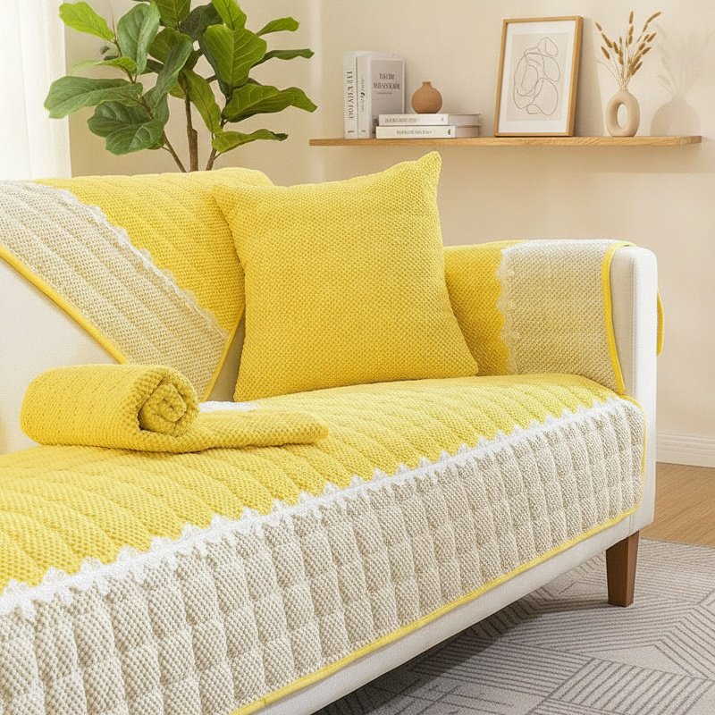 Verdickte Cord-Sofa Matte, Waschbar für Zuhause
