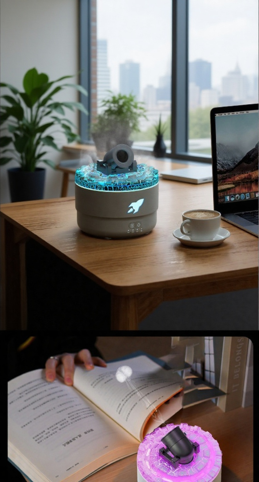 Aromatherapie Diffusor mit LED-Beleuchtung