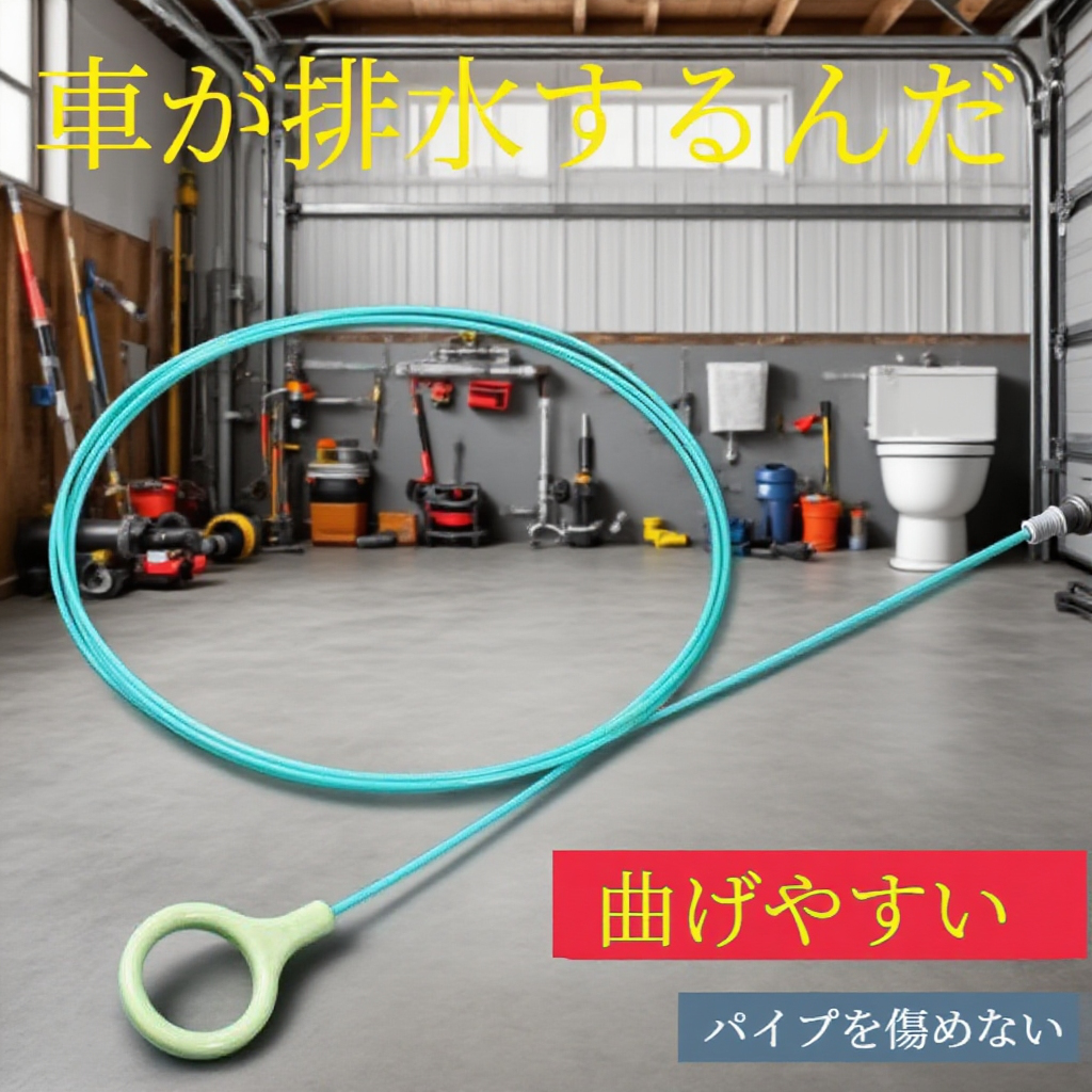 冷蔵庫のドレンホールを掃除するアンブロッカー