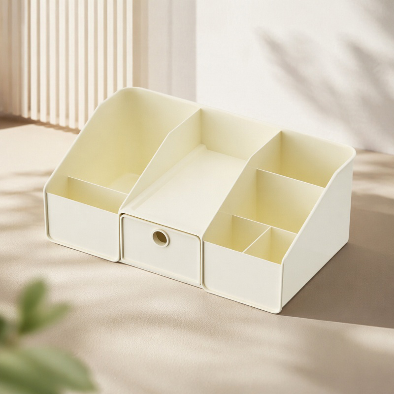 Schublade Desktop Kosmetik Aufbewahrungsbox für Studentenwohnheim