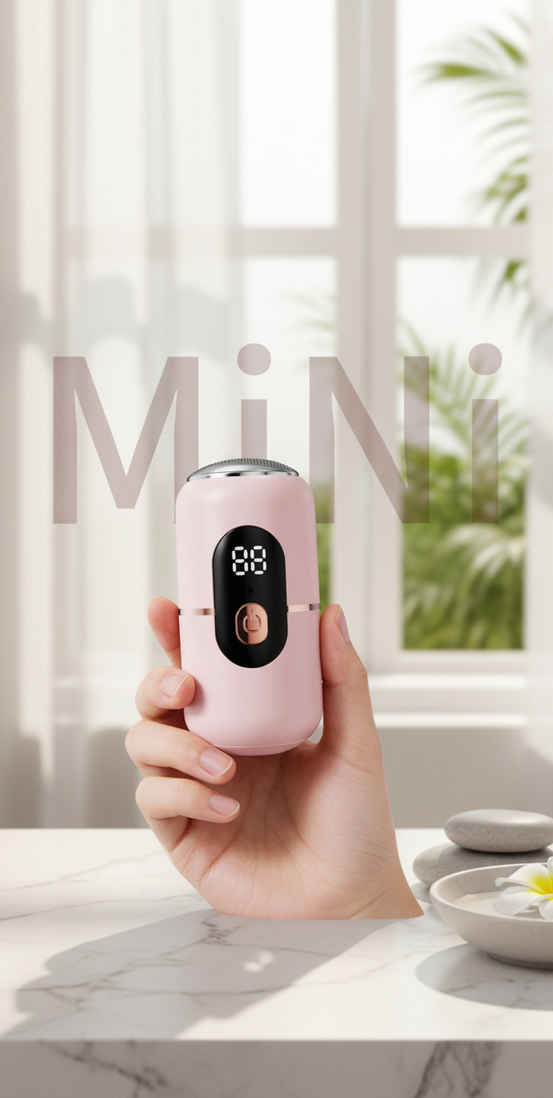Electric Foot File packed for travel convenience